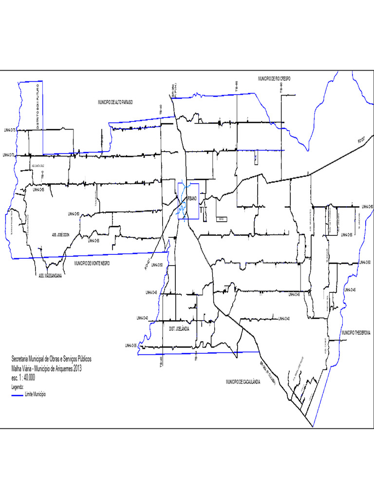 Mapa Geral Rural 2013-Model | PDF