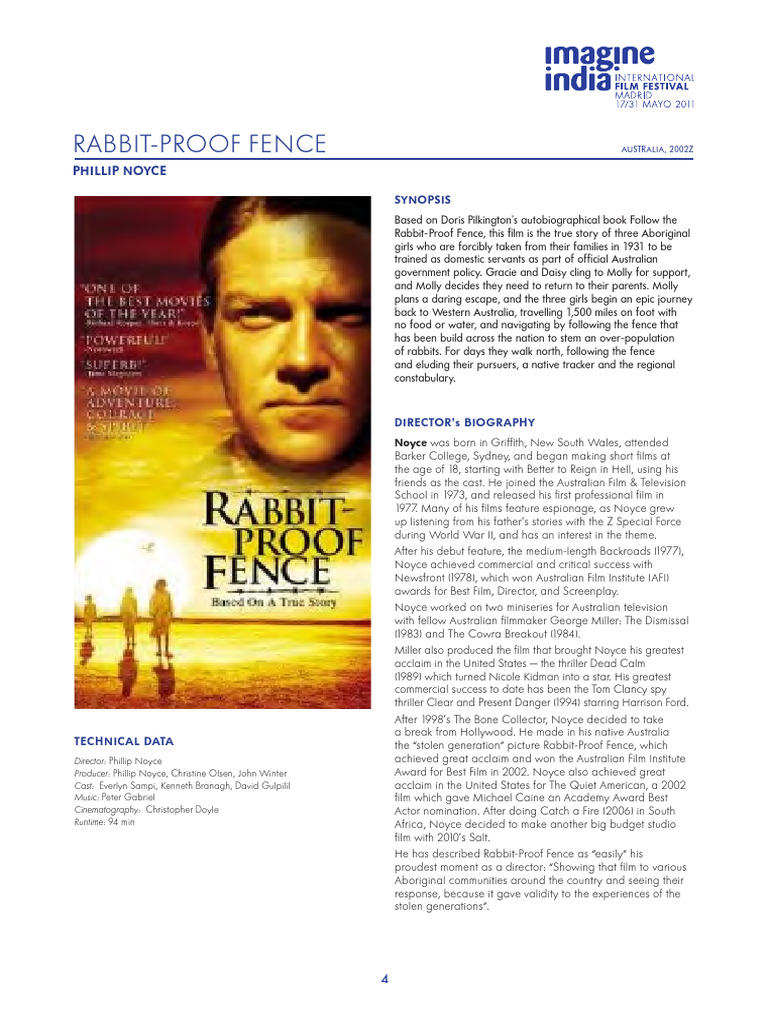 Rabbit proof fence 1 pdf