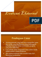 Evaluasi Eksternal