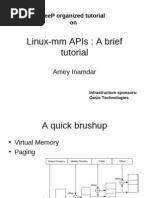 Linux-Mm Apis: A Brief Tutorial: Geep Organized Tutorial On