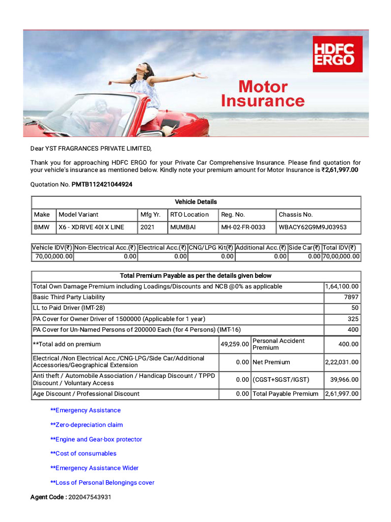 PMTB112421044924 HTML | PDF | Insurance | Vehicle Insurance
