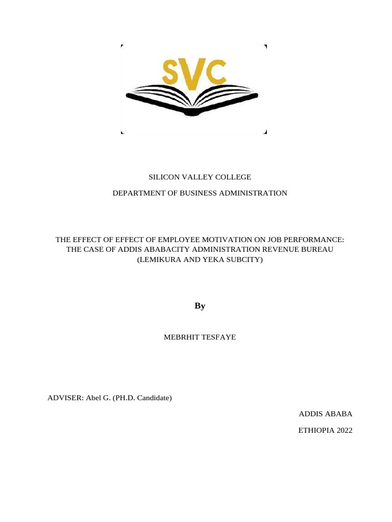 Employee Motivation and Job Performance Analysis | PDF | Motivational ...