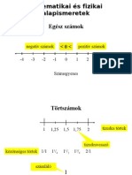 Matematikai Es Fizikai Alapismeretek