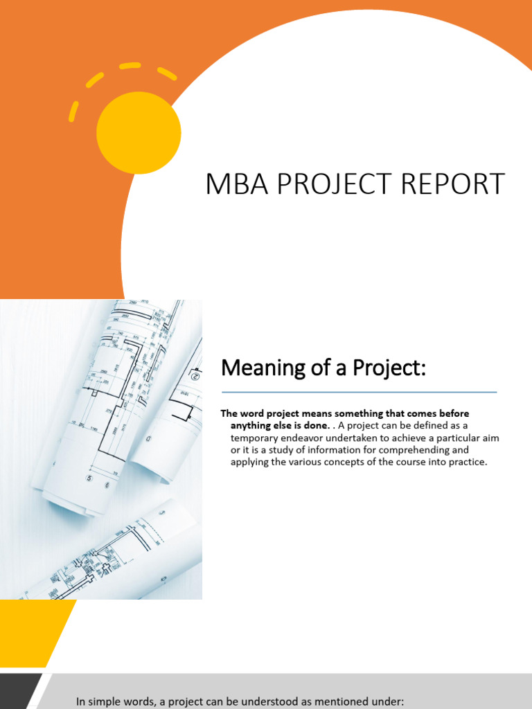 MBA Project Report Guideline JAN 23 Batch | PDF | Level Of Measurement ...