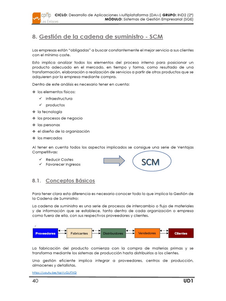 Gestión Eficiente de la Cadena de Suministro | PDF | Gestión de la ...