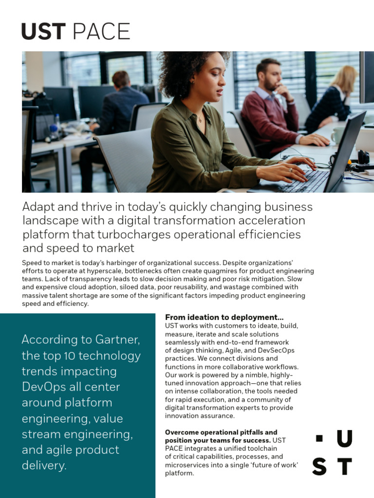 UST PACE: Accelerate Digital Transformation | PDF | Cloud Computing ...