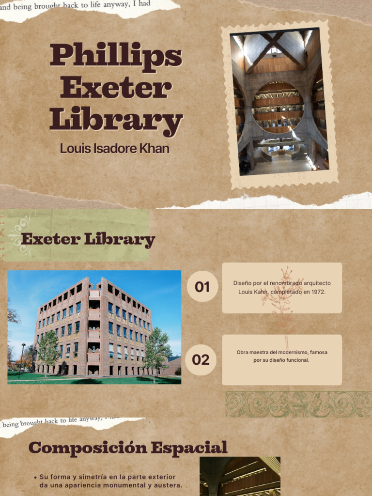 Exeter Library: Espacio y Experiencia | PDF