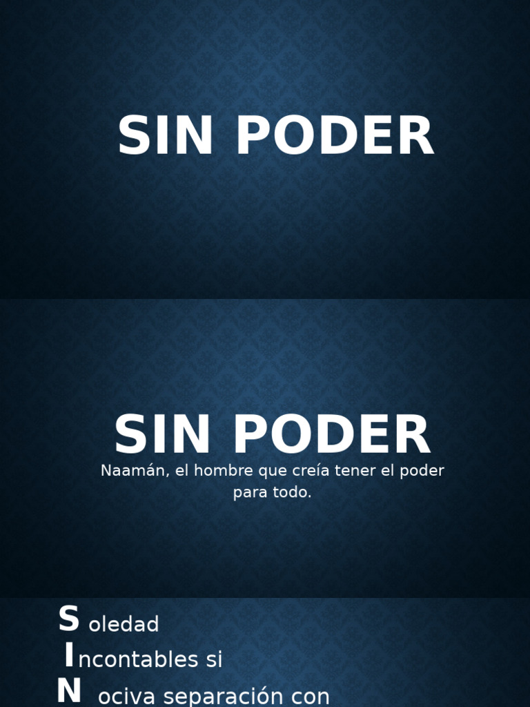 Naamán: El Hombre Sin Poder | PDF