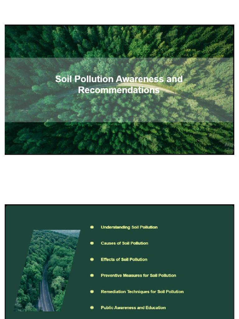 Soil Pollution | PDF