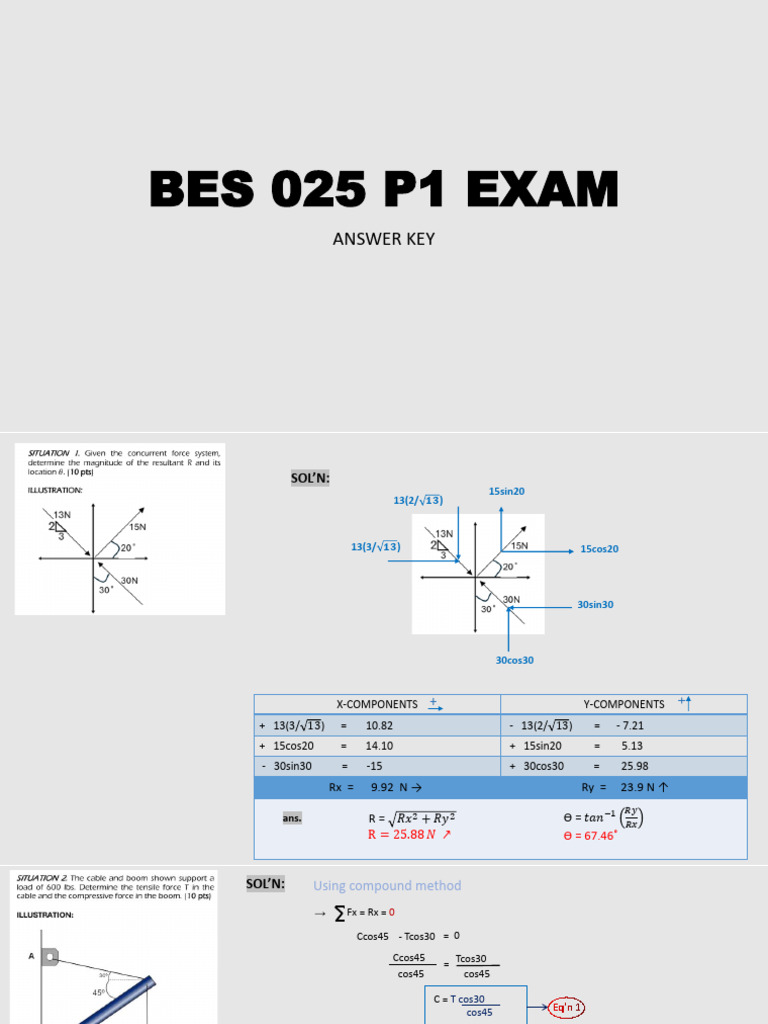BES 025 p1 Exam Ans Key | PDF | Space | Navigation