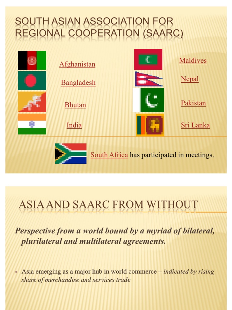 South asian association for regional cooperation saarc government