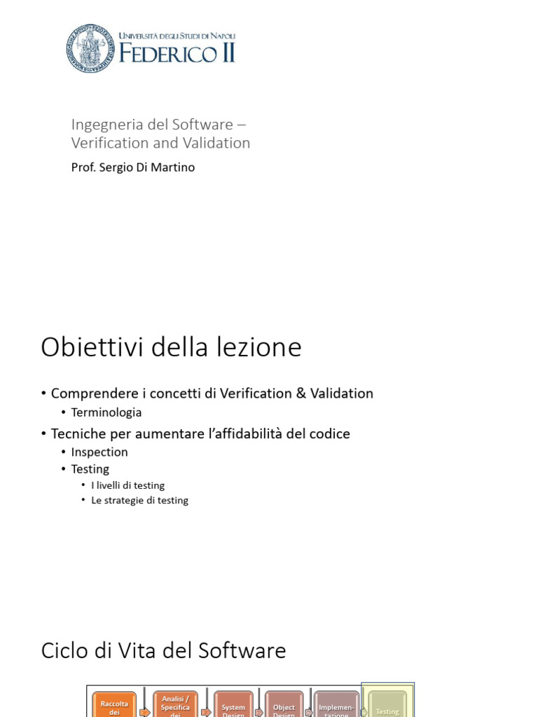 12 Verification Validation Intro BW | PDF