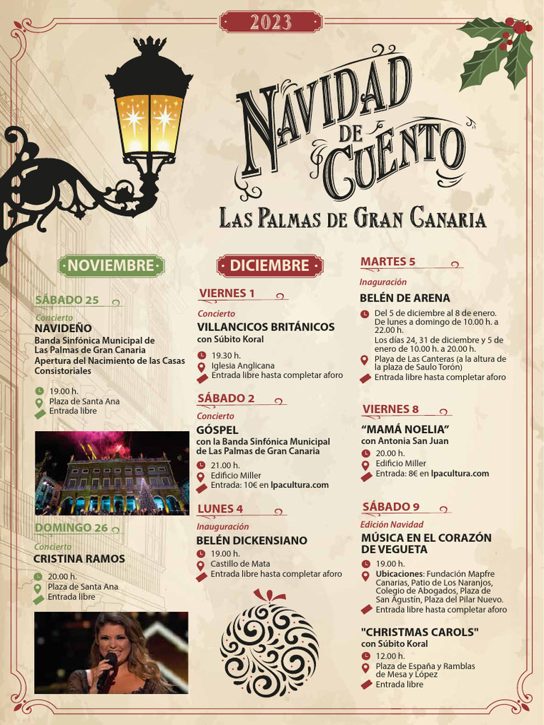 Programa NAVIDAD 23 | PDF | Navidad | Observancias de diciembre