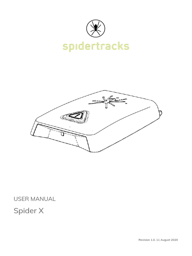 Spider X User Manual and Installation Guide | PDF | Electromagnetic ...