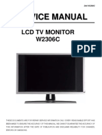 Dell w2306c Lcd Tv Monitor Sm