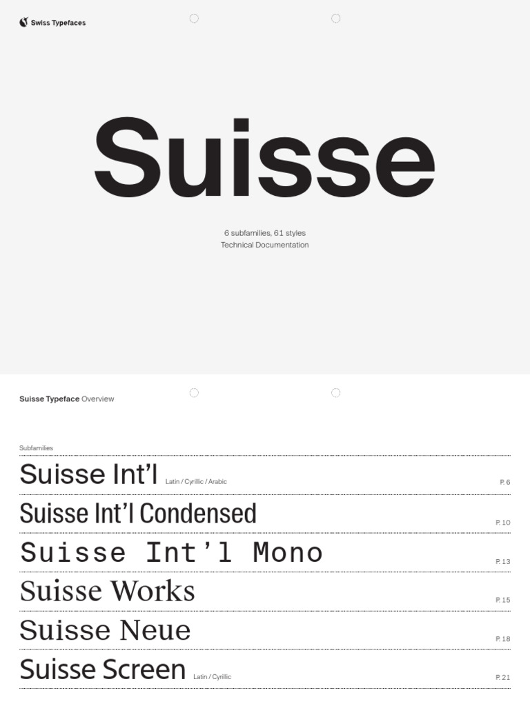 2024 10 29 Swisstypefaces Suisse | PDF | Typefaces | Written Communication