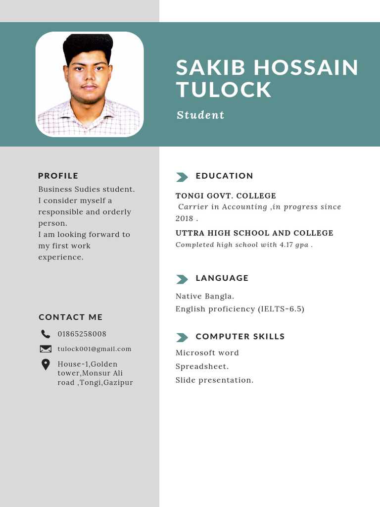 TULOCK CV | PDF