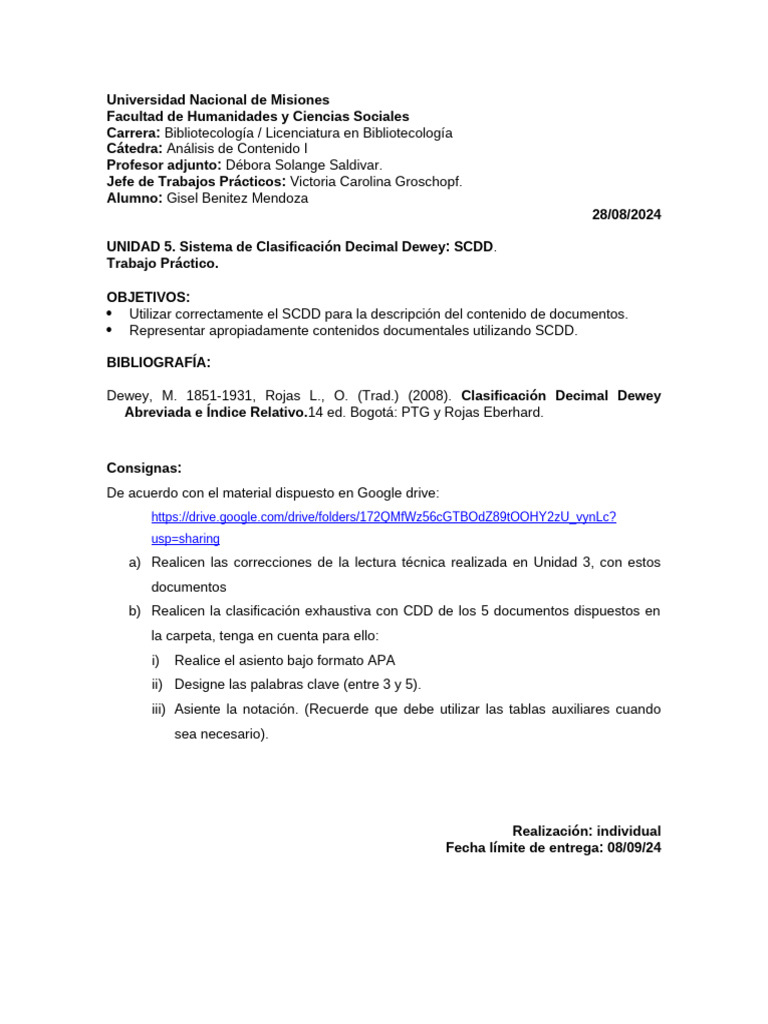 BenitezMendoza-Practica SCDD 2024 Corregida | PDF | Science | Aprendizaje