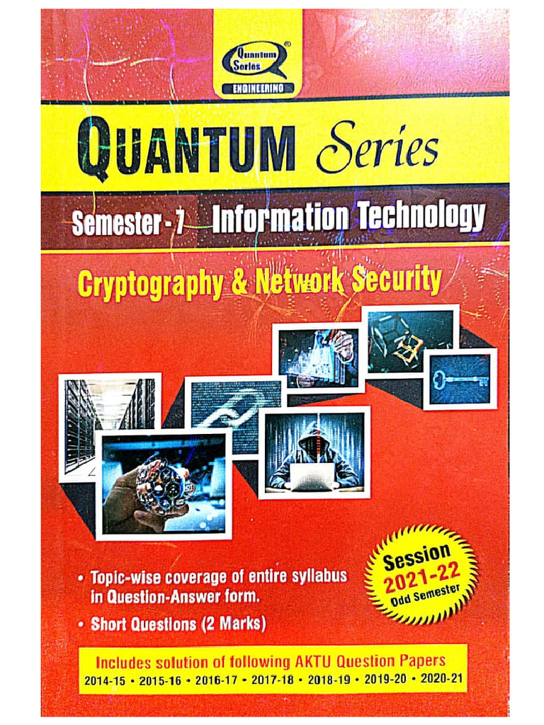 Cryptography and Network Security IT | PDF