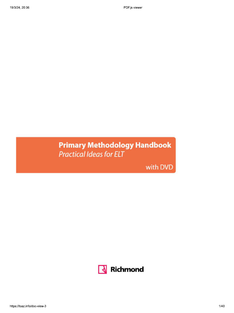 Handbook Primary Teaching | PDF