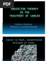 Download Radiation Therapy PPT by mweid7283 SN80271083 doc pdf