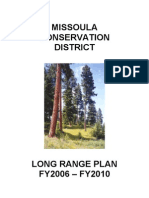 Long Range Plan - Missoula Conservation District