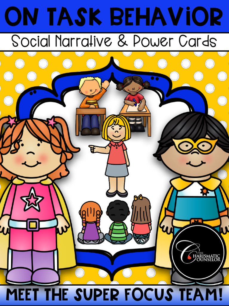 Social Narrative & Power Cards: Meet The Super Focus Team! | PDF ...