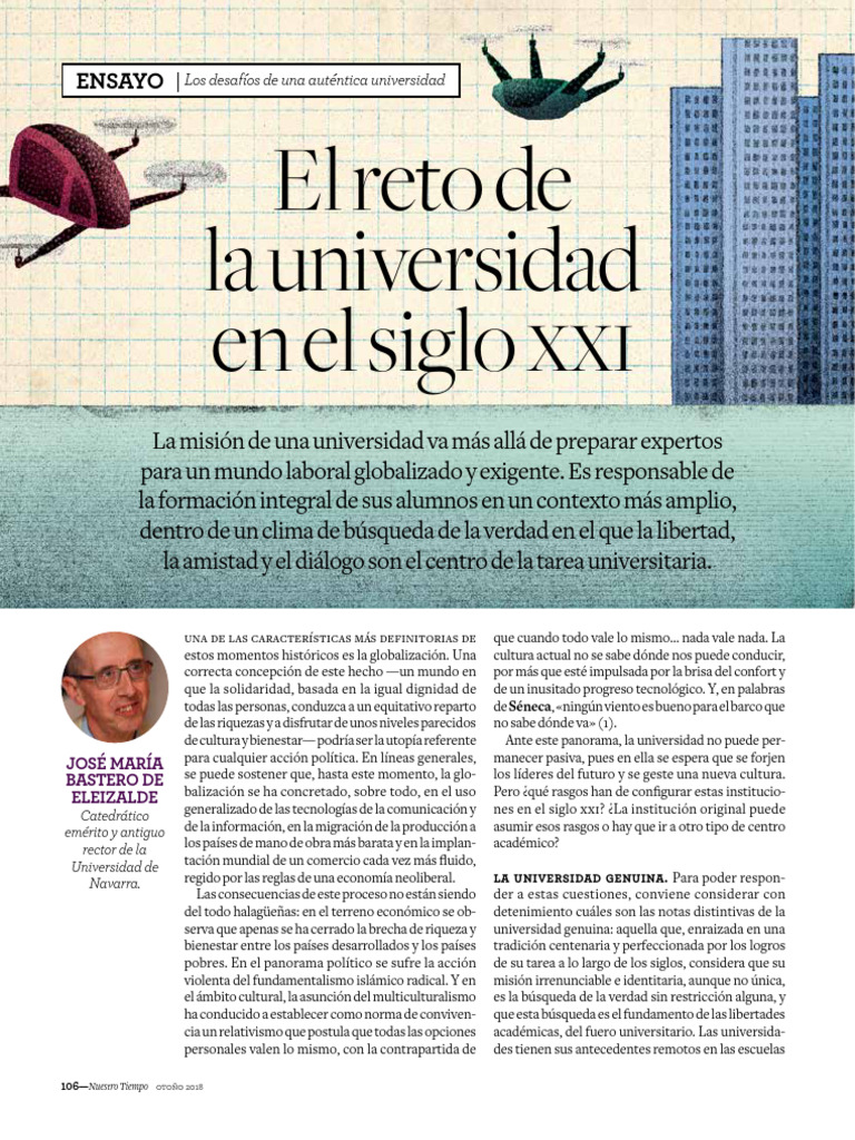Desafíos de la Universidad en el Siglo XXI | PDF | Verdad | Universidad