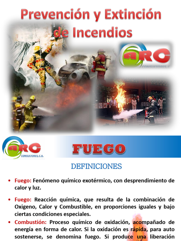 12 Prevencion y Extincion de Incendios | PDF | Combustión | Incendios