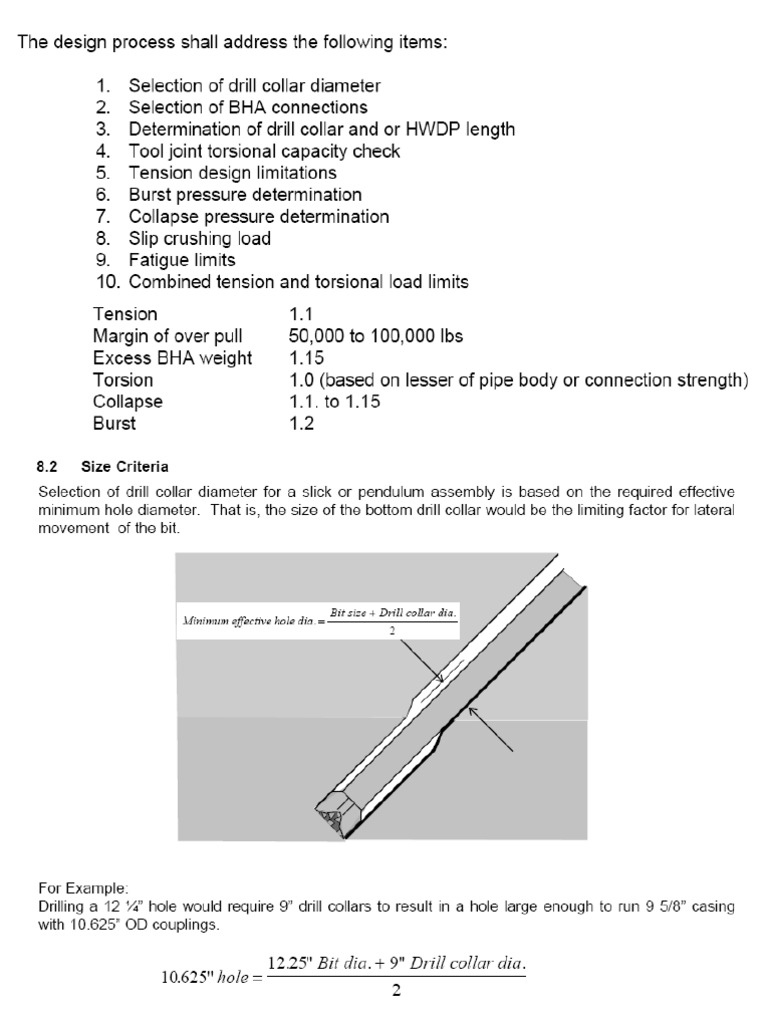 08B3. BHA Design | PDF