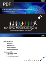 SRS Documentation Process