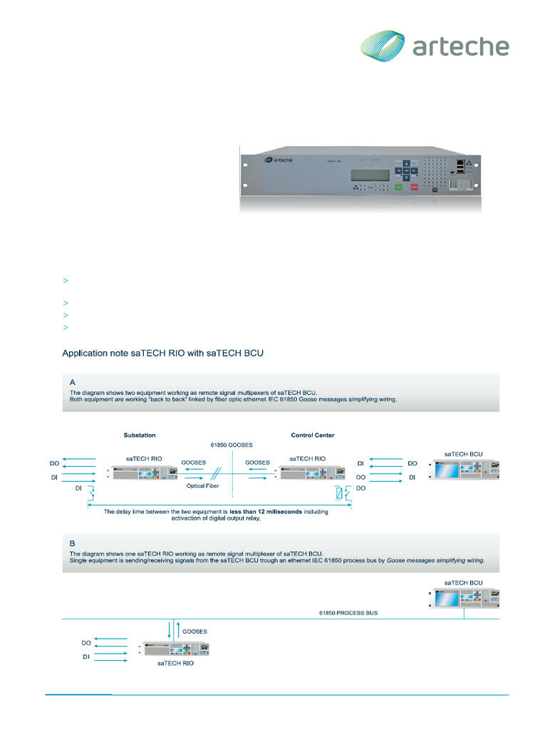 ARTECHE DS saTECH RIO ES | PDF | Informática | Ingeniería Informática