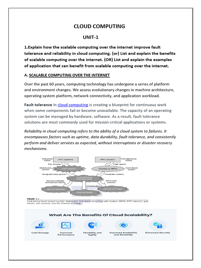 Benefits of Scalable Cloud Computing | PDF | Virtual Machine | Client ...