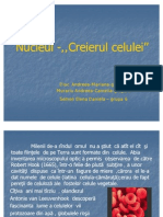 Nucleul - ,,creierul Celulei