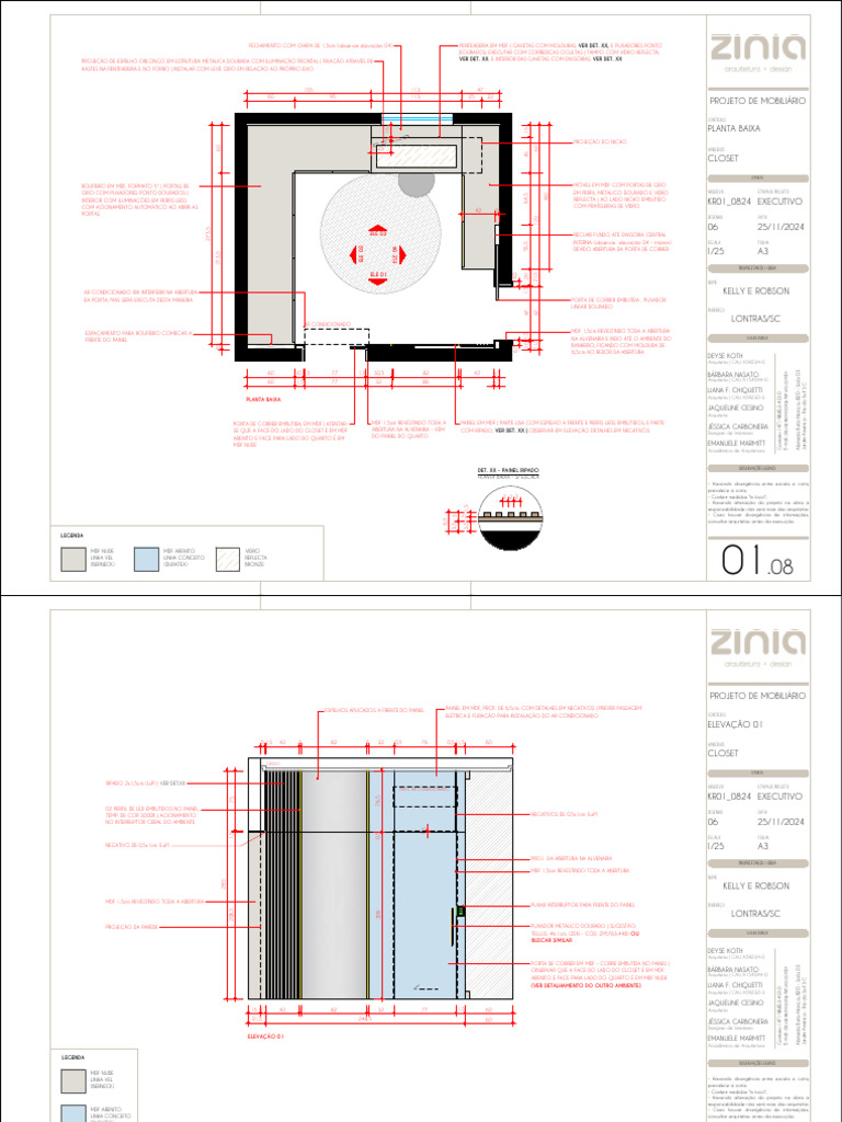 Projeto de Mobiliário para Closet | PDF | Engenharia | Setor imobiliário
