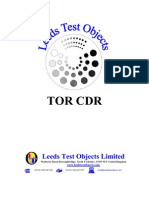 TOR CDR Manual