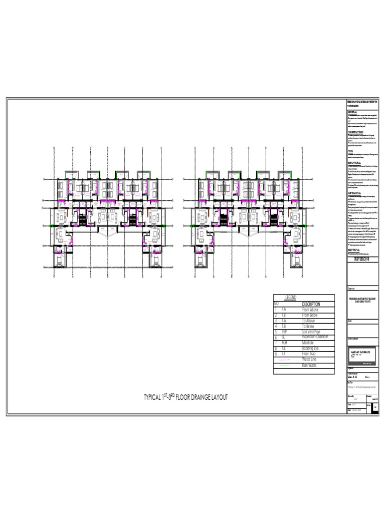 First Floor Drainage Layout Details | PDF | Building Engineering ...