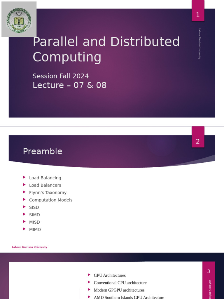 GPU and CPU Architecture Overview | PDF | Graphics Processing Unit ...