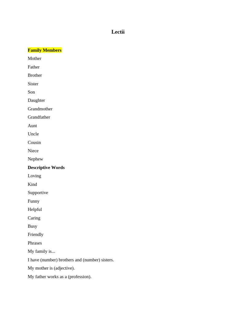 Lectii Planificate - STRUCTURI | PDF | Nest | Sports
