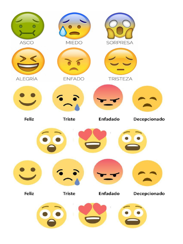 Emociones en Emojis | PDF