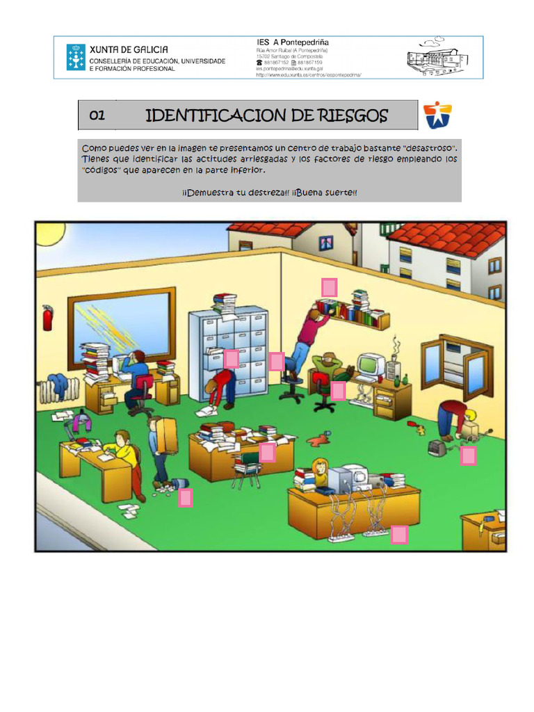 Ficha Practica Riesgos | PDF