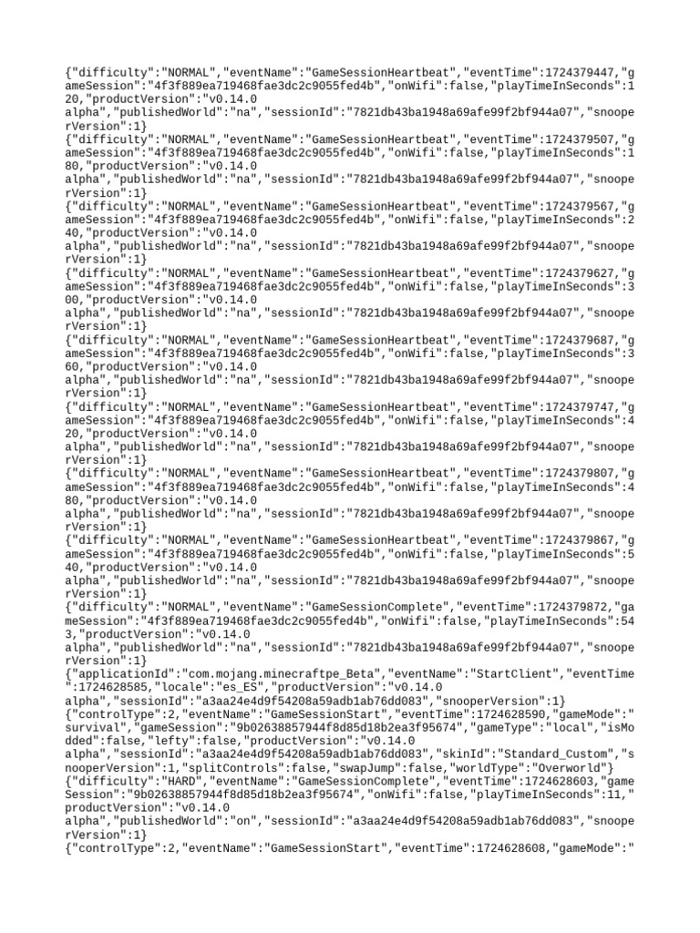 Game Session Heartbeat Data Logs | PDF | Game Design | Video Game Design