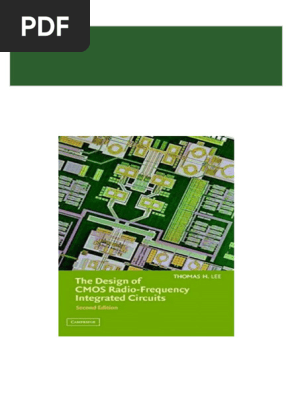 The Design of CMOS Radio-Frequency Integrated Circuits, Lee