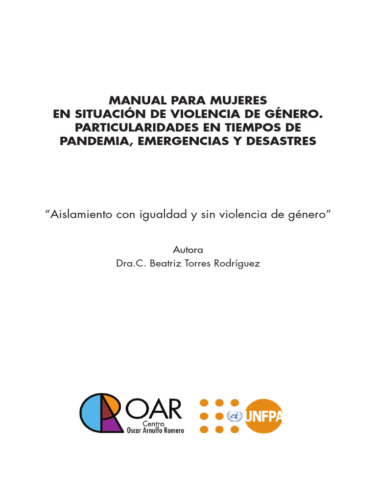 Manual para Mujeres en Situacion de Violencia de Genero | PDF ...