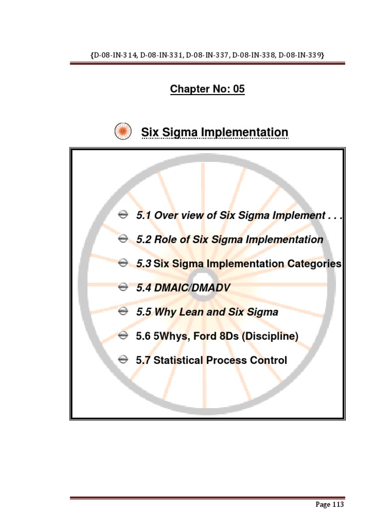 Lean Manufacturing and Six Segma | PDF | Six Sigma | Lean Manufacturing