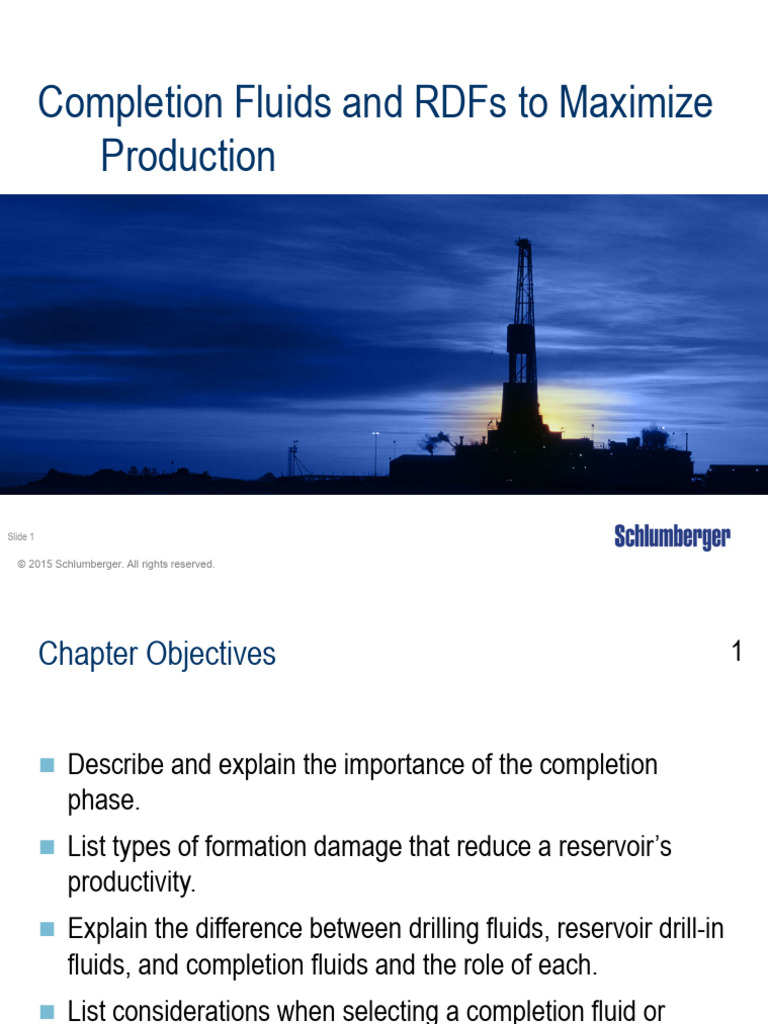 11F. Completion Fluids and RDFs To Maximize Production | PDF | Porosity ...