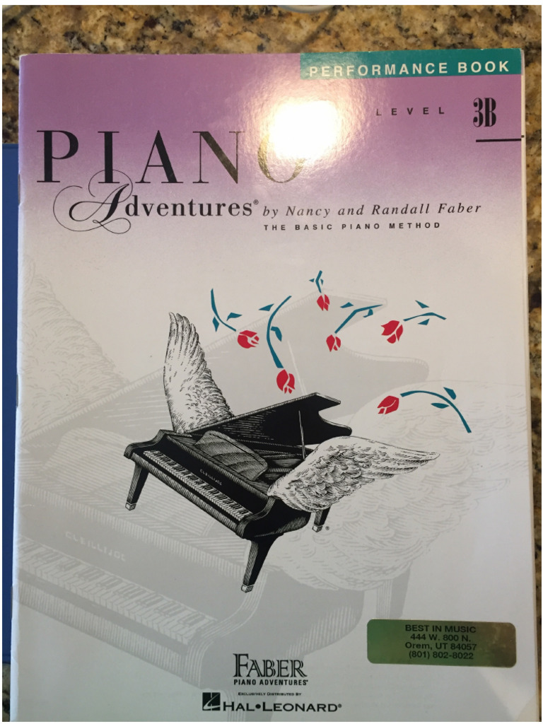 Libro Piano Adventures Performance Book - Livello 3B, Usato In Buone Condizioni, Per Lezioni Di Piano