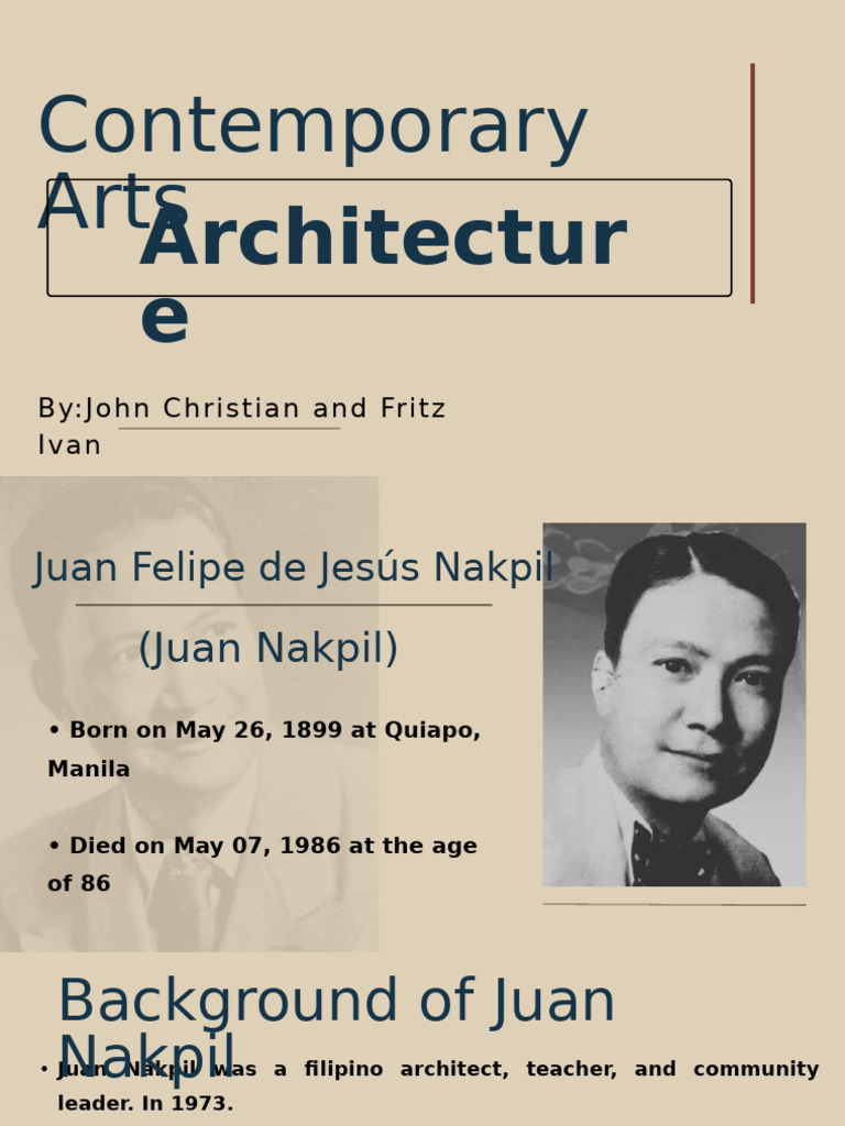 Juan Nakpil: Father of Philippine Architecture | PDF | Philippines