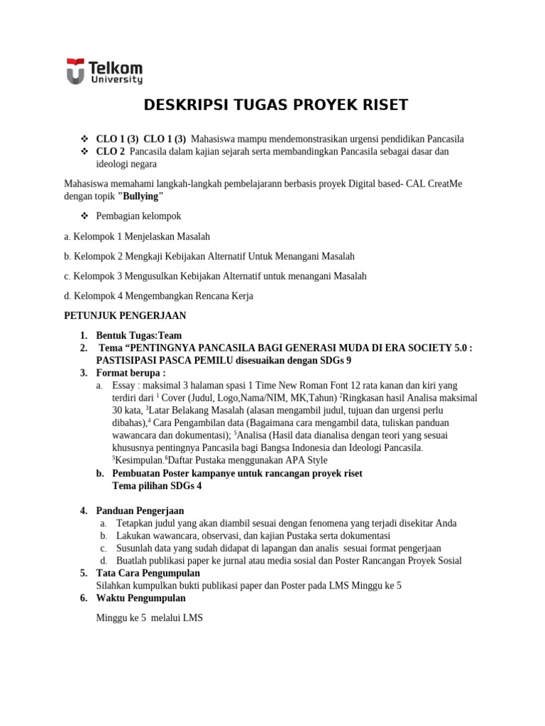 Proyek Riset (2) | PDF
