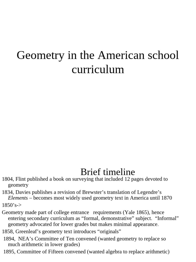 History of Geometry | PDF | Geometry | Mathematics